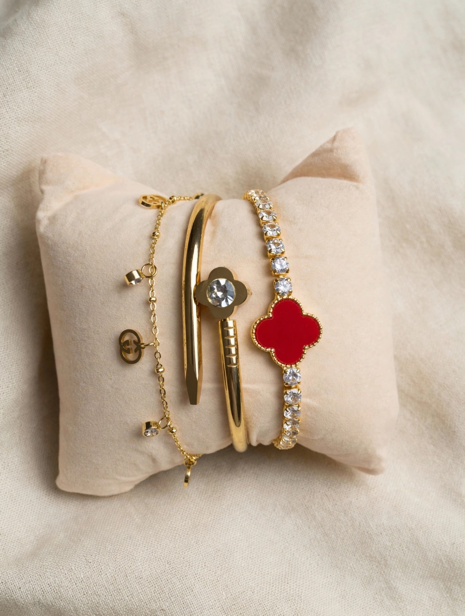 Bijoux doré inoxyd - Image 1